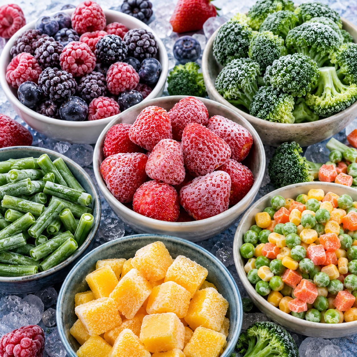 Frozen Vegetables & Fruits